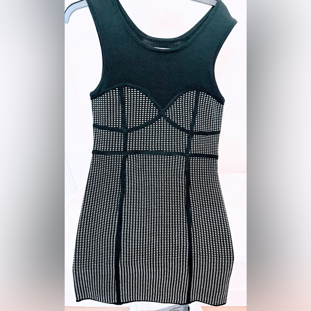 Anthropologie Leifsdottir Cocktail Bodycon Mini Dress Size M - Picture 2 of 13